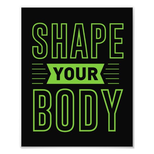 VORM UW LICHAAM FOTO AFDRUK (Voorkant)