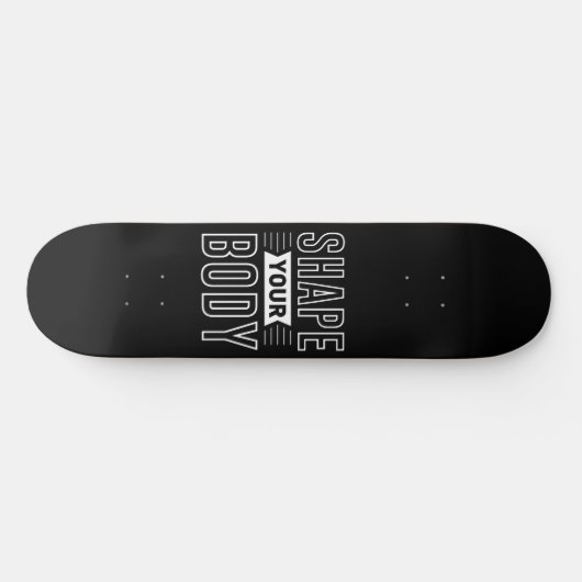 VORM UW LICHAAM PERSOONLIJK SKATEBOARD (Horizontaal)