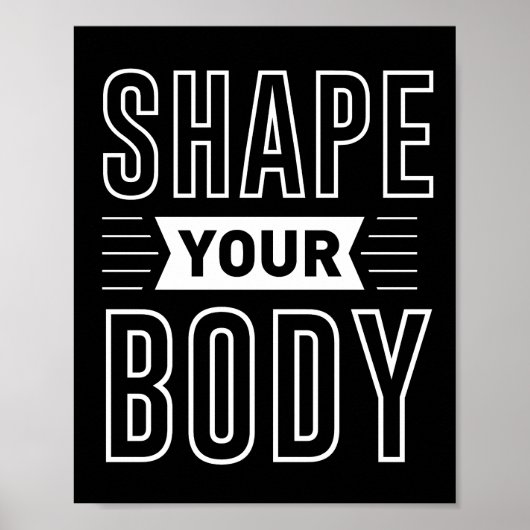 VORM UW LICHAAM POSTER (Voorkant)