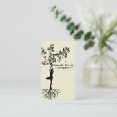 vorm van de boom 23 visitekaartje (Staand voorkant)