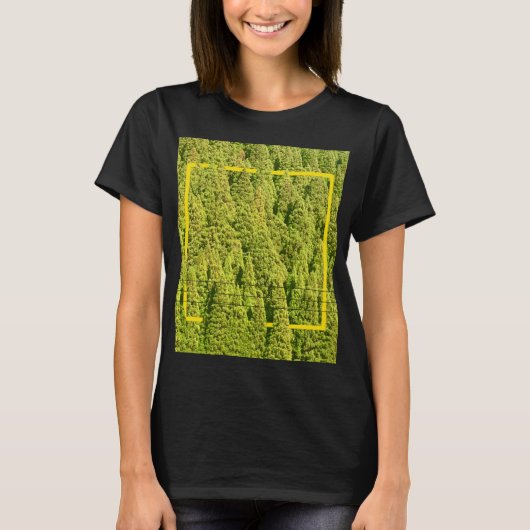 Vorm van het bos t-shirt (Voorkant)