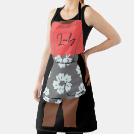 vorm van het geklede lichaam schort