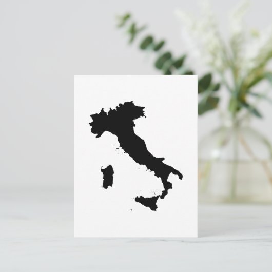 Vorm van Italië Briefkaart (Staand voorkant)