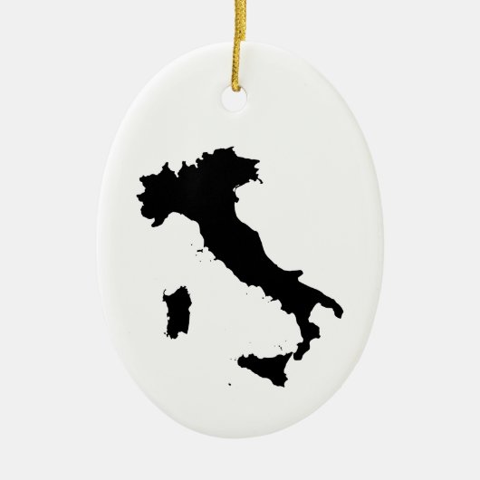 Vorm van Italië Keramisch Ornament (Voorkant)