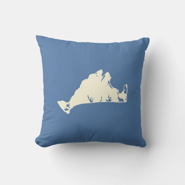 Vorm van Martha's werf omkeerbare kussen (Voorkant)