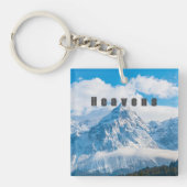 Vorm Vierkant Heavens Sky Afbeelding en tekst Acry Sleutelhanger (voorkant)