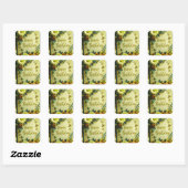 Vorm: Vierkante Stickers Creëer aangepaste sticker (Vel)