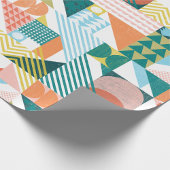 Vorm Wereld Patroon Cadeaupapier