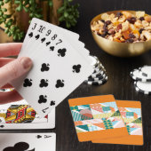 Vorm Wereld Patroon Pokerkaarten (Insitu)