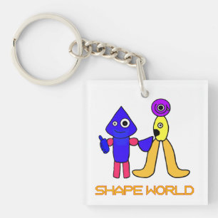 Vorm Wereld Sleutelhanger