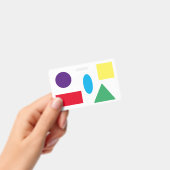 Vormen en alfabet badge (Handheld)