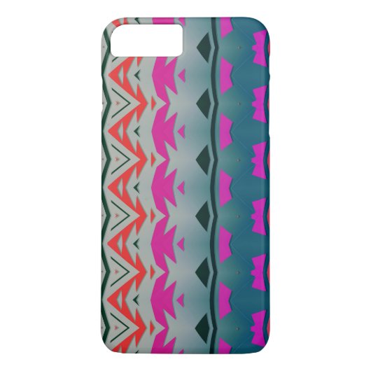 Vormen en golven abstract ontwerp Case-Mate iPhone case (Achterkant)
