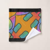 Vormen en Kleuren Badhanddoekenset Bad Handdoek (Wasdoekje)