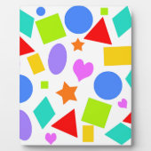 Vormen en kleuren fotoplaat (Voorkant)