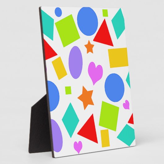 Vormen en kleuren fotoplaat (Zijkant)