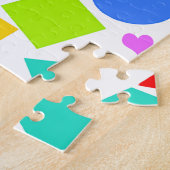 Vormen en kleuren legpuzzel (Zijkant)