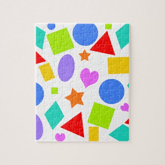Vormen en kleuren legpuzzel (Verticaal)