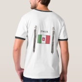 Vormen en vlag T-Shirt (Achterkant volledig)