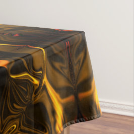 Vormen, 'gouden slagen zweven' over donkere achter tafelkleed