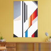 Vormen in beweging canvas afdruk (Insitu (Woonkamer))