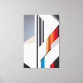 Vormen in beweging canvas afdruk (Voorkant)