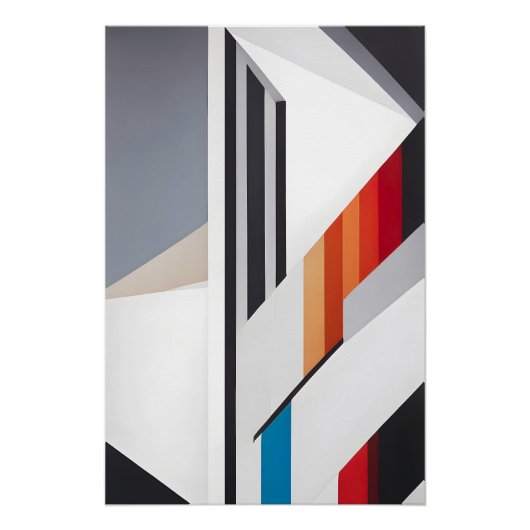 Vormen in beweging perfect poster (Voorkant)