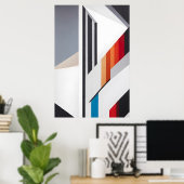 Vormen in Beweging Poster (Thuiskantoor)