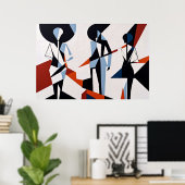 Vormen in dialoog poster (Thuiskantoor)
