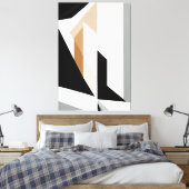 Vormen in evenwicht canvas afdruk (Insitu (Slaapkamer))