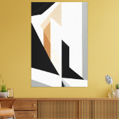 Vormen in evenwicht canvas afdruk (Insitu (Woonkamer))