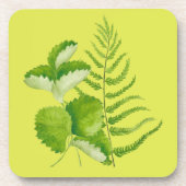 Vormen in Groen op een Onderzetter Reeks (Voorkant)