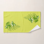 Vormen in Groen op een Reeks van de Handdoek (Handdoek)