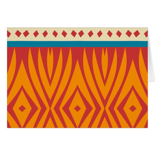 Vormen in retro kleuren (Voorkant Horizontaal)