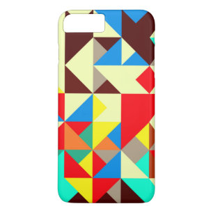 Vormen in retro kleuren Case-Mate iPhone case