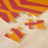 Vormen in retro kleuren legpuzzel (Zijkant)