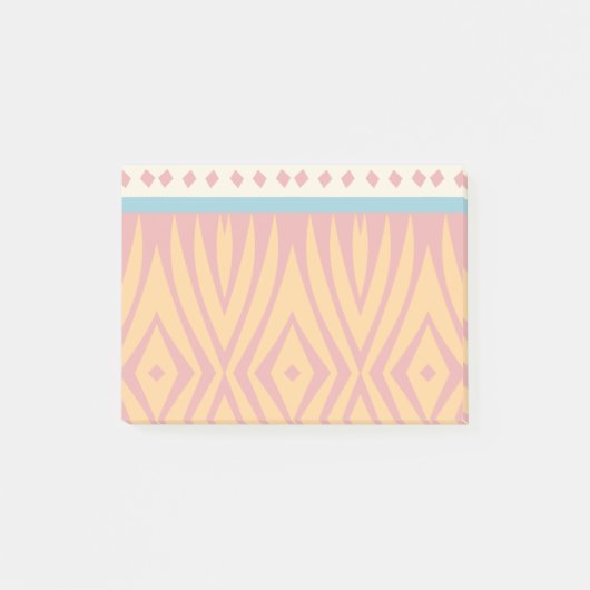 Vormen in retro kleuren post-it® notes (Voorkant)