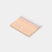 Vormen in retro kleuren post-it® notes (Schuin)