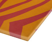 Vormen in retro kleuren snijplank (Hoek)