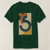 Vormen Kunstwerk Mannen Dark T-Shirt (Design voorkant)