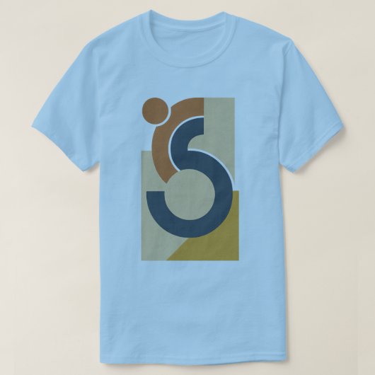 Vormen Kunstwerk Mannen T-Shirt (Design voorkant)