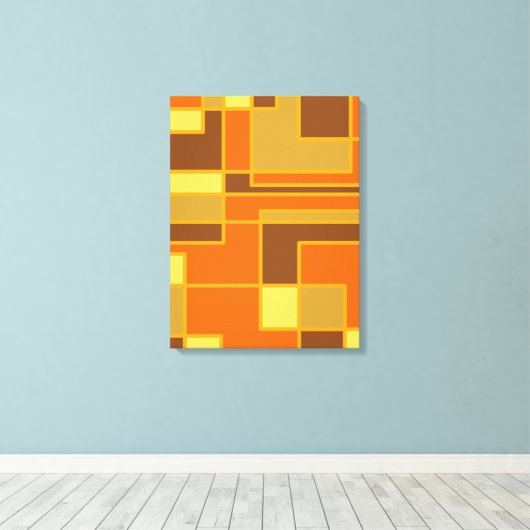 Vormen maken afdrukken op vormcanvas (Insitu (Houten vloer))