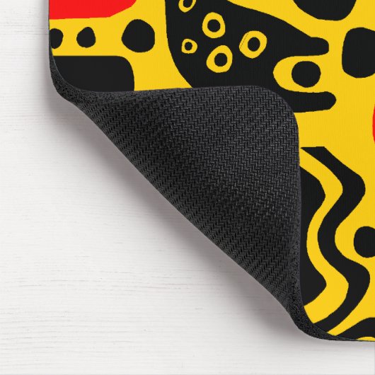 Vormen - op amber muismat (Hoek)