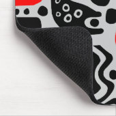 Vormen - op lichtgrijs muismat (Hoek)