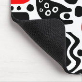 Vormen - op wit muismat (Hoek)