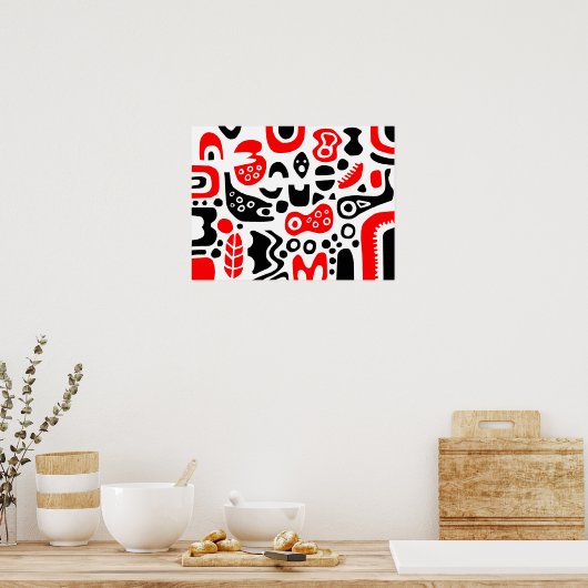 Vormen Poster (Keuken)