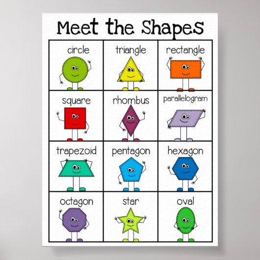 Vormen Poster (Voorkant)