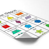 Vormen Poster (Hoek)