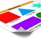 Vormen Poster (Hoek)