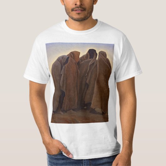 Vormen van angst door Maynard Dixon T-shirt (Voorkant)