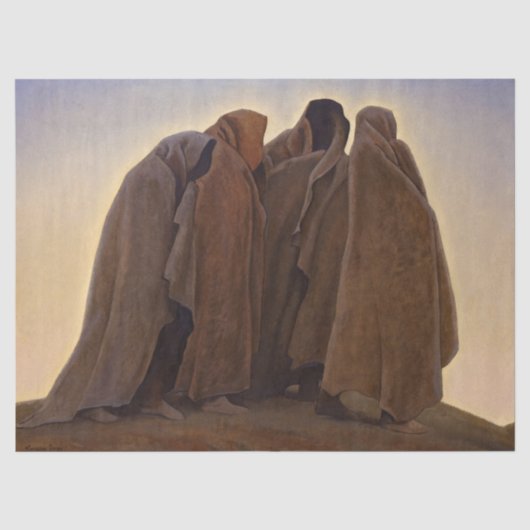 Vormen van angst door Maynard Dixon Tissuepapier (Voorkant)